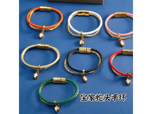 Snake Head Charm Bracelet